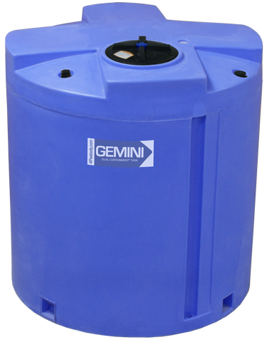 500 Gal Gemini Dual Containment® Tank - LPE SD 1.5  - Blue